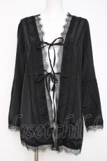 画像1: axes femme NOSTALGIE / フレアー袖カーディガン F 黒 Y-26-07-31-095-AX-TO-SZ-ZY (1)