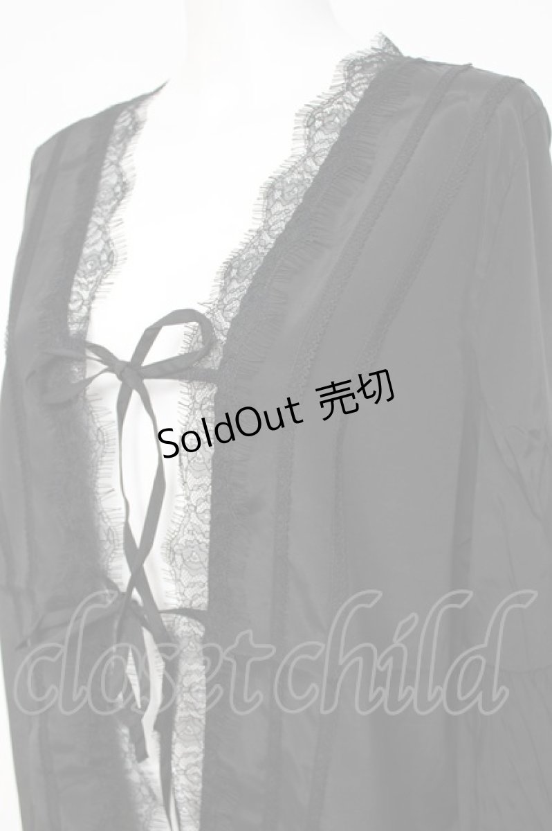 画像3: axes femme NOSTALGIE / フレアー袖カーディガン F 黒 Y-26-07-31-095-AX-TO-SZ-ZI (3)