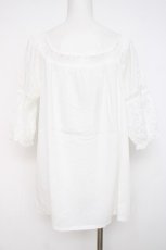 画像2: axes femme / 袖レース2WAYブラウス M 白 Y-26-07-31-096-AX-BL-SZ-ZY (2)