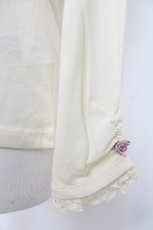 画像4: axes femme / 巻きバラデザインインナープルオーバー M キナリ Y-26-07-31-110-AX-TO-SZ-ZY (4)