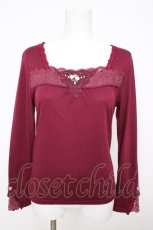 画像1: axes femme / レース重ね巻きバラインナー M ワイン Y-26-07-31-121-AX-TO-SZ-ZY (1)