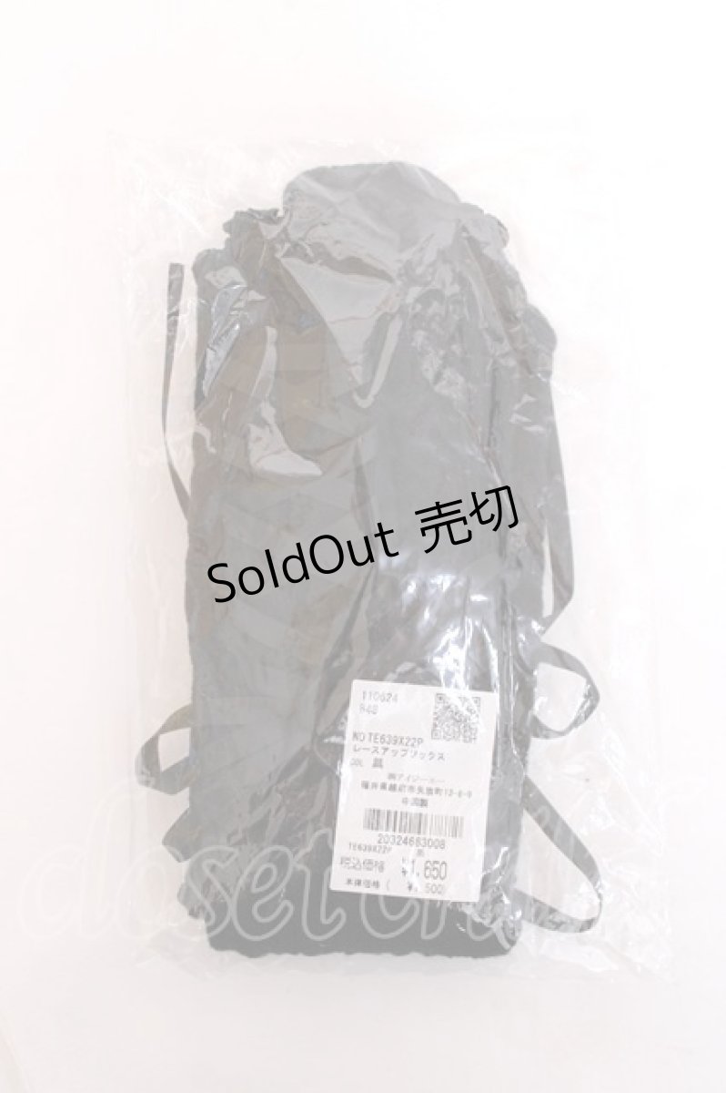 画像1: axes femme POETIQUE / レーアップソックス  黒 Y-26-07-31-014-AX-ZA-SZ-ZT769 (1)