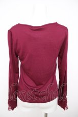画像2: axes femme / レース重ね巻きバラインナー M ワイン Y-26-07-31-121-AX-TO-SZ-ZY (2)