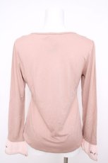 画像2: axes femme / レース配色カットソー M アワピンク Y-26-07-31-130-AX-TO-SZ-ZY (2)