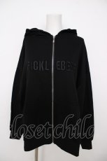 画像1: Fickle Bebe / ビッグロゴジップフーディー F 黒 Y-26-07-31-139-LO-TO-SZ-ZY (1)