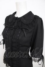 画像3: Vallee lys / Dreams Ladder Lace Blouse　ブラウス  黒×黒 Y-26-07-31-143-GO-BL-SZ-ZY (3)