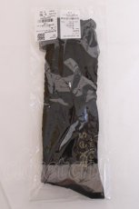 画像2: axes femme / シアーリボンラメハイソックス  黒 Y-26-07-31-016-AX-ZA-SZ-ZY (2)