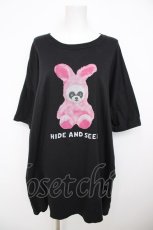 画像1: Candy Stripper / BEARS IN LINGERIE BIG BIG Tシャツ 2 黒 Y-26-07-31-146-PU-TS-SZ-ZY (1)