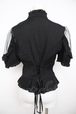 画像2: DARK IN LOVE / ハートあきブラウス M 黒 Y-26-07-31-150-PU-BL-SZ-ZY (2)