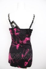 画像2: GLAD NEWS / タイダイ柄スタッズキャミ R ピンク×黒 Y-26-07-31-154-PU-TO-SZ-ZY (2)