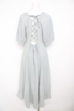 画像2: axes femme POETIQUE / バックレースアップワンピース M ミント Y-26-07-31-170-AX-OP-SZ-ZY (2)