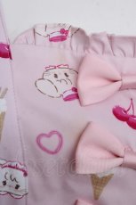 画像3: axes femme kawaii / ダイナーカフェジャンパースカート M ピンク Y-26-07-31-172-AX-OP-SZ-ZY (3)