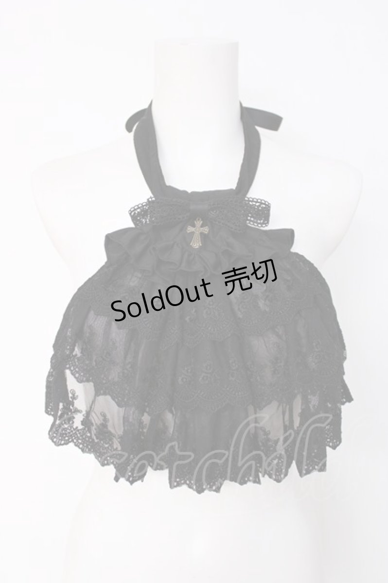 画像1: ATELIER PIERROT / Royal Lace Jabot  黒 Y-26-07-31-020-EL-ZA-SZ-ZY (1)