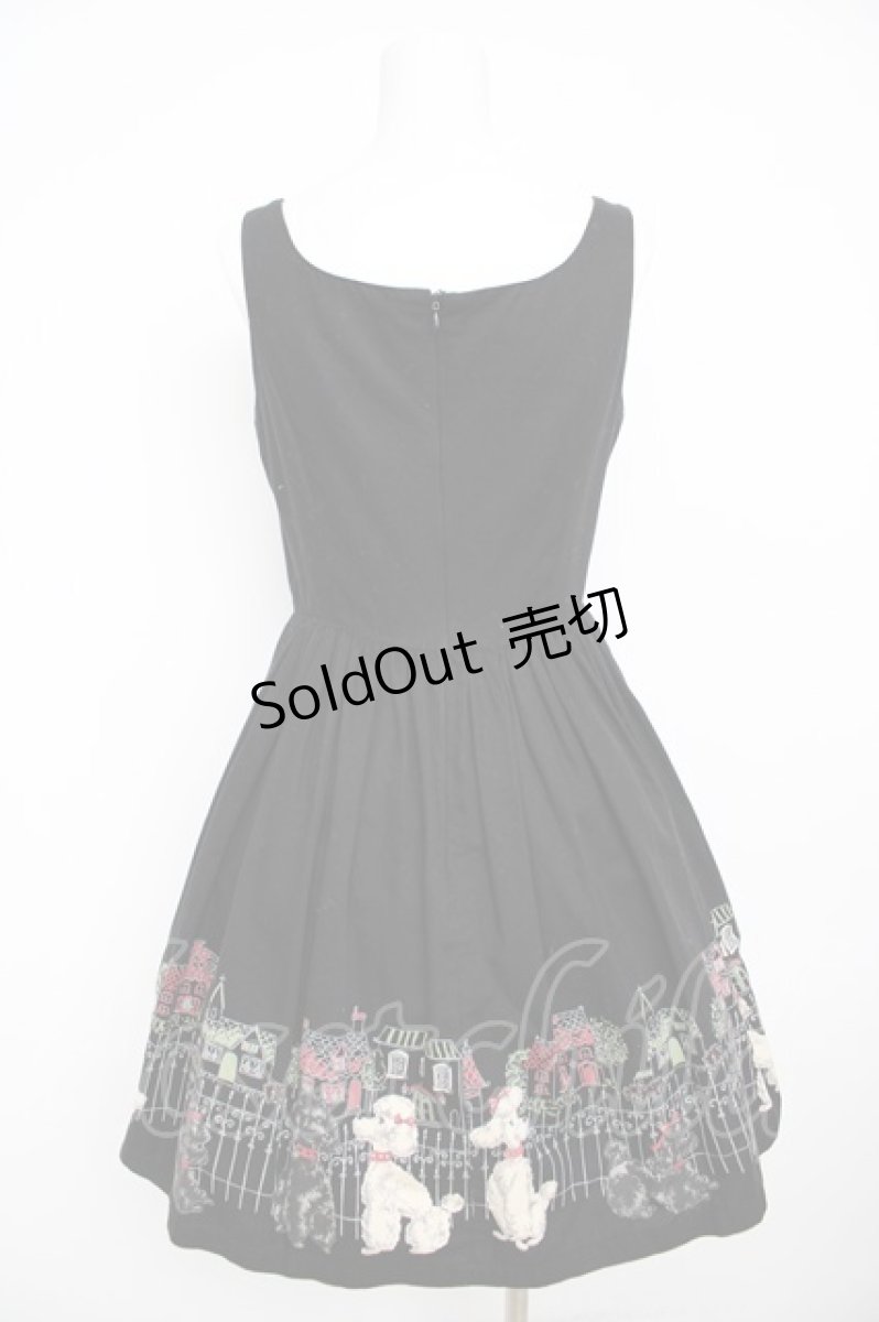 画像2: Emily Temple cute / プードルノースリーブワンピース  黒 Y-26-07-31-173-ET-OP-SZ-ZY (2)