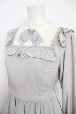 画像3: Melody BasKet / Shiny dot dress M グレー Y-26-07-31-187-LO-OP-SZ-ZY (3)