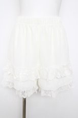 画像1: axes femme POETIQUE / レースフリルミニペチパンツ M 生成り Y-26-07-31-190-AX-PA-SZ-ZY (1)
