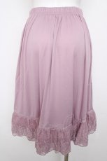 画像2: axes femme / レース重ねペチスカート M ピンク Y-26-07-31-204-AX-SK-SZ-ZY (2)