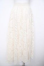 画像2: axes femme / レースサーキュラースカート M 生成り Y-26-07-31-225-AX-SK-SZ-ZY (2)