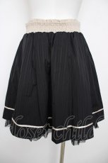 画像2: axes femme / ライン入りタックスカート M 黒 Y-26-07-31-238-AX-SK-SZ-ZY (2)