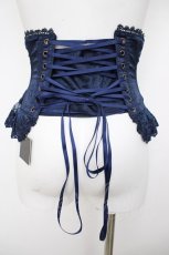 画像2: ATELIER PIERROT / Frill Short Corset コルセット F ネイビー Y-26-07-31-251-EL-TO-SZ-ZY (2)