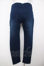 画像2: axes femme / 香水×バラ刺繍デニムパギンス L インディゴ Y-26-07-31-271-AX-PA-SZ-ZY (2)