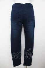 画像2: axes femme / 香水×バラ刺繍デニムパギンス L インディゴ Y-26-07-31-272-AX-PA-SZ-ZY (2)