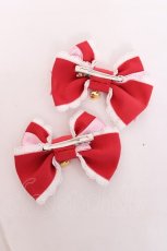 画像2: Angelic Pretty / 配色リボンクリップSet  赤×ピンク Y-26-07-31-003-AP-AC-SZ-ZY (2)