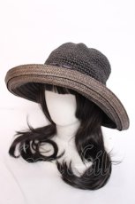 画像1: axes femme / コマ編みＵＶケアハット 57.5cm モカ Y-26-07-31-033-AX-AC-SZ-ZY (1)