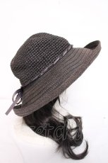 画像4: axes femme / コマ編みＵＶケアハット 57.5cm モカ Y-26-07-31-033-AX-AC-SZ-ZY (4)