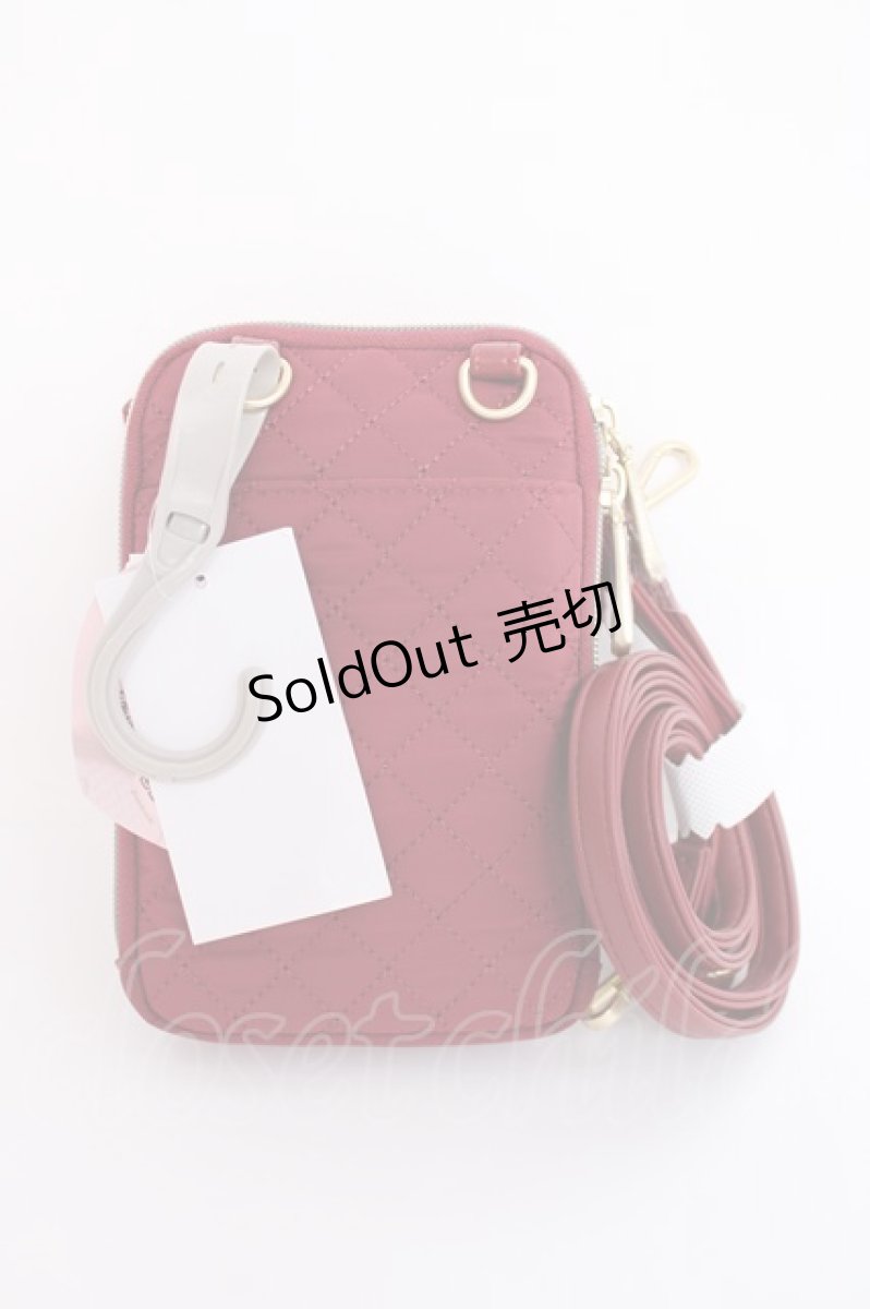 画像2: m petit by misako / AM*TTレースアップショルダーバッグ  濃赤 Y-26-08-02-034-LO-BG-SZ-ZY (2)