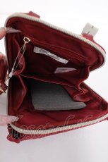 画像3: m petit by misako / AM*TTレースアップショルダーバッグ  濃赤 Y-26-08-02-034-LO-BG-SZ-ZY (3)
