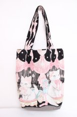 画像1: Angelic Pretty / Dolly Catトート  黒 Y-26-08-02-038-AP-AC-SZ-ZY (1)