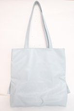画像2: axes femme / タテ型ビッグリボン合皮トート  サックス Y-26-08-02-041-AX-BG-SZ-ZY (2)