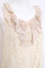 画像3: axes femme / 総レースアウターキャミ M キナリ Y-26-08-02-048-AX-TO-SZ-ZY (3)