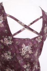 画像4: axes femme / ハイパワー花柄トップス M ワイン Y-26-08-02-053-AX-TO-SZ-ZY (4)