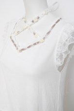 画像3: axes femme / ローズストラップロングタンク F 白 Y-26-08-02-057-AX-TO-SZ-ZY (3)