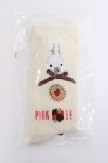 画像1: PINK HOUSE / クッキーラビッツモチーフソックス  アイボリー Y-26-08-02-008-LO-ZA-SZ-ZY (1)