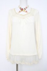 画像1: axes femme / ストラップ付きインナー  生成り Y-26-08-02-064-AX-TO-SZ-ZY (1)