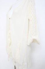 画像3: axes femme / レース切り替えボレロ M 生成り Y-26-08-02-065-AX-TO-SZ-ZY (3)