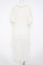 画像3: axes femme / フィッシュテール楊柳ガウン F 生成り Y-26-08-02-066-AX-TO-SZ-ZY (3)