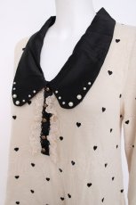 画像3: axes femme / ハート刺繍プルオーバー M ベージュ Y-26-08-02-068-AX-TO-SZ-ZY (3)