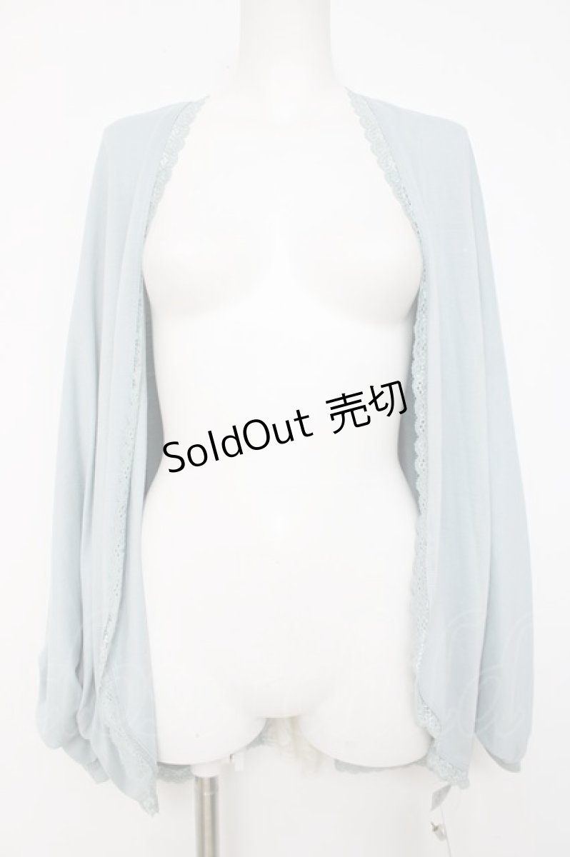 画像1: axes femme / UVカットドルマンカーディガン F サックス Y-26-08-02-079-AX-TO-SZ-ZY (1)