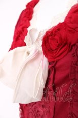 画像3: axes femme / 立体モチーフ付きフロントレースリボンプルオーバー M アカ Y-26-08-02-083-AX-TO-SZ-ZY (3)