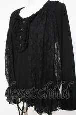 画像3: axes femme / ジレドッキング風プルオーバー M 黒 Y-26-08-02-094-AX-TO-SZ-ZY (3)