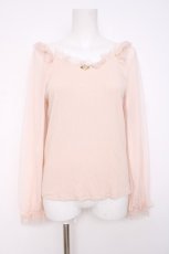 画像1: m petit by misako / ミニバラプルオーバー  ピンク Y-26-08-02-110-LO-TO-SZ-ZY (1)