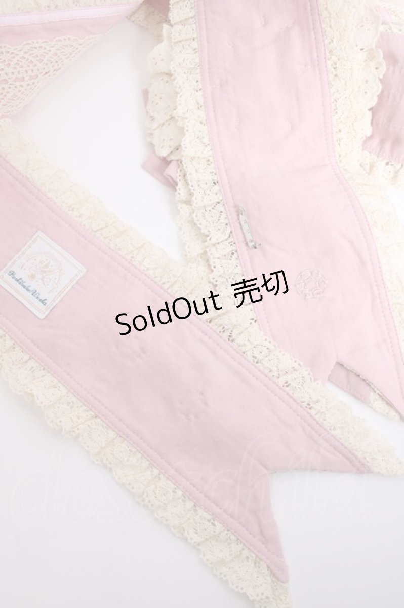 画像5: Hoshibako Works / シャンティクリーム・パティスリー リボンエシャルプ  ピンク Y-26-08-02-014-LO-ZA-SZ-ZY (5)