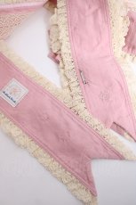 画像5: Hoshibako Works / シャンティクリーム・パティスリー リボンエシャルプ  ピンク Y-26-08-02-014-LO-ZA-SZ-ZY (5)