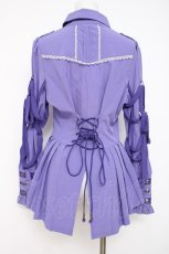 画像3: Ozz oneste / バラレースリボンブラウス  ラベンダー Y-26-08-02-116-OO-BL-SZ-ZY (3)