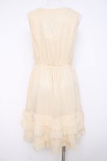 画像2: axes femme / タック使いスパーク楊柳ワンピース M キナリ Y-26-08-02-121-AX-OP-SZ-ZY (2)