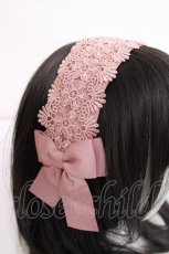 画像3: m petit by misako / TT*AMレースカチューシャ  中桃 Y-26-08-02-016-LO-AC-SZ-ZY (3)